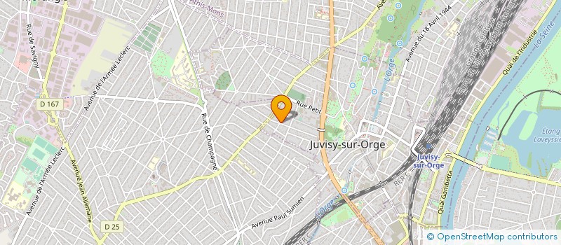 localisation de l'entreprise AJELIS à JUVISY-SUR-ORGE