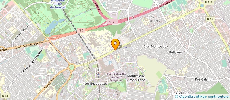 localisation de l'entreprise AJEME à VILLEPINTE