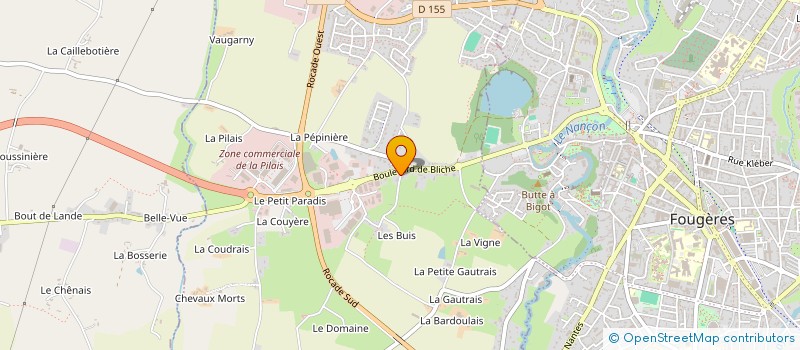 localisation de l'entreprise AJEME BREIZH  LECOUSSE