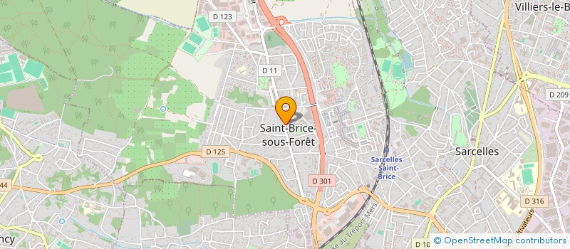 localisation de l'entreprise AJENSA  SAINT-BRICE-SOUS-FORET