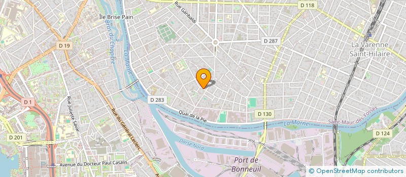 localisation de l'entreprise AJER 83 à SAINT-MAUR-DES-FOSSES