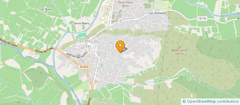 localisation de l'entreprise AJES  PIERREFEU-DU-VAR