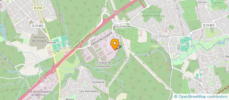 localisation de l'entreprise AJET D'EAU à CANEJAN