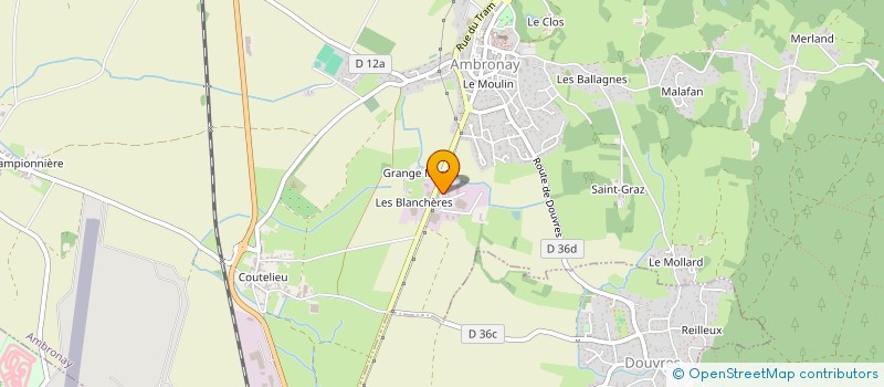 localisation de l'entreprise AJETI à AMBRONAY