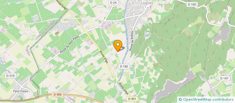 localisation de l'entreprise AJF IMMO  LAGNES