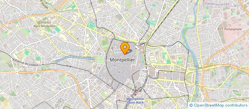 localisation de l'entreprise AJF IMMOBILIER à MONTPELLIER