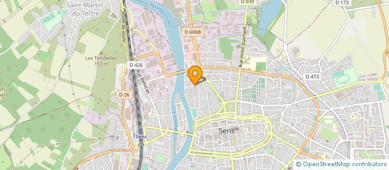 localisation de l'entreprise AJF INVESTISSEMENTS à SENS