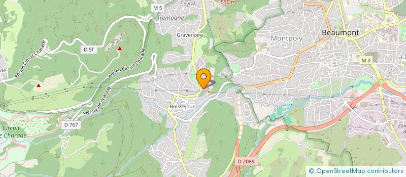 localisation de l'entreprise AJFAB  CEYRAT