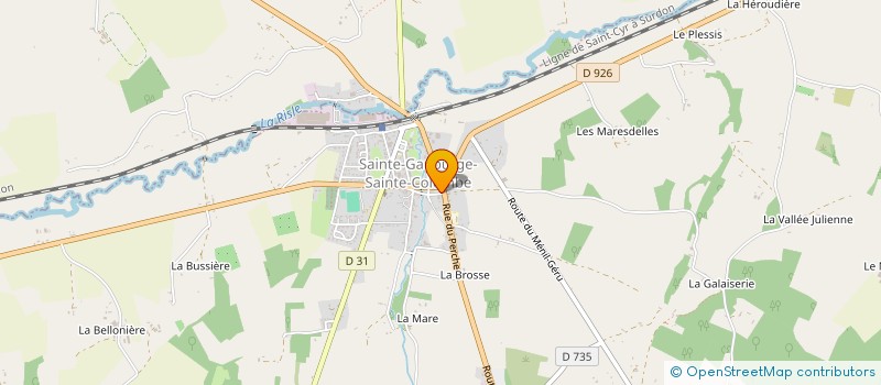 localisation de l'entreprise AJFM à SAINTE-GAUBURGE-SAINTE-COLOMBE
