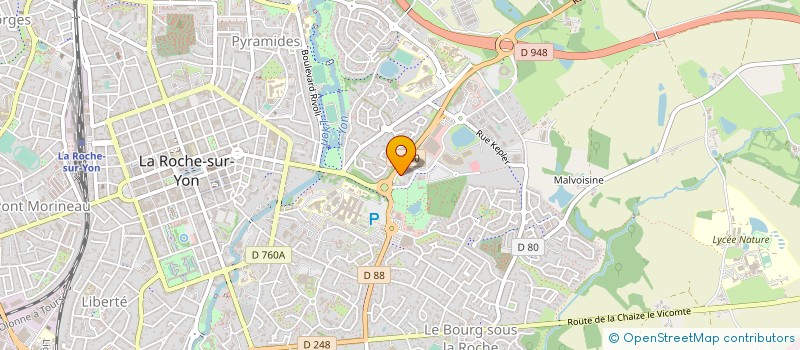 localisation de l'entreprise AJG à LA ROCHE-SUR-YON