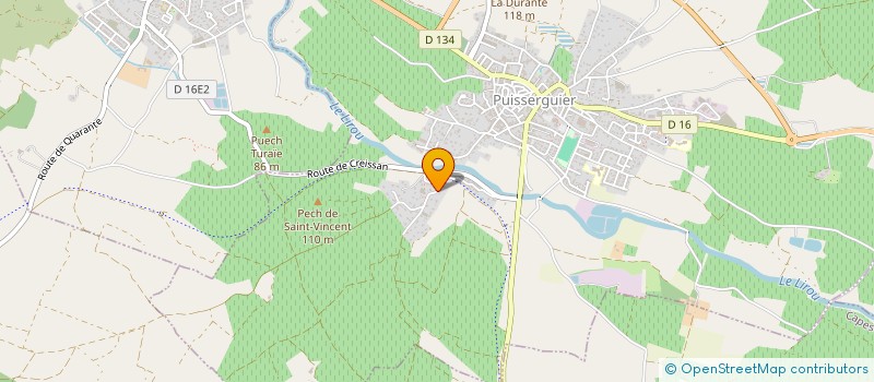 localisation de l'entreprise AJGB  PUISSERGUIER