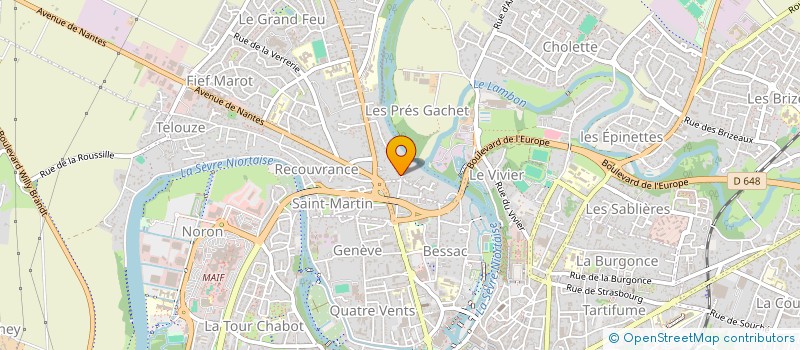localisation de l'entreprise AJGIR  NIORT