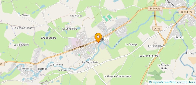 localisation de l'entreprise AJGT  LE TALLUD