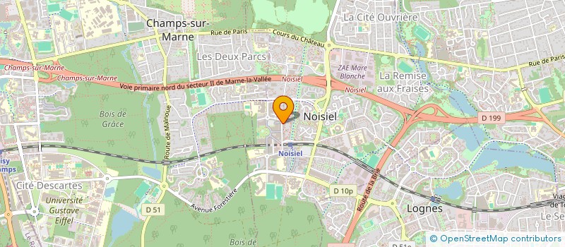localisation de l'entreprise AJH CHICKEN à NOISIEL