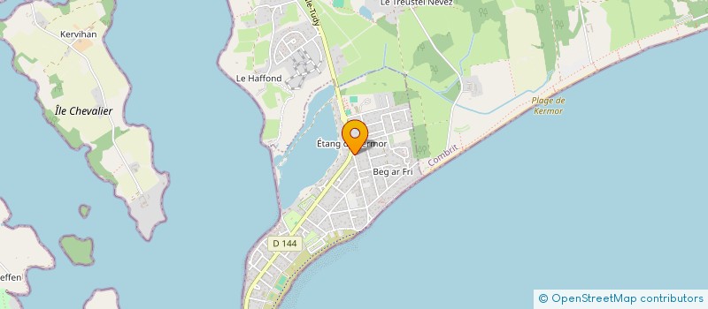 localisation de l'entreprise AJH COIFFURE  ILE-TUDY