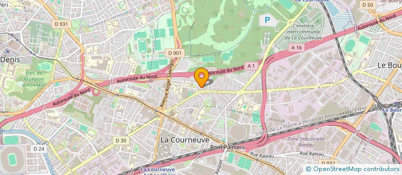 localisation de l'entreprise AJH DRIVER à LA COURNEUVE