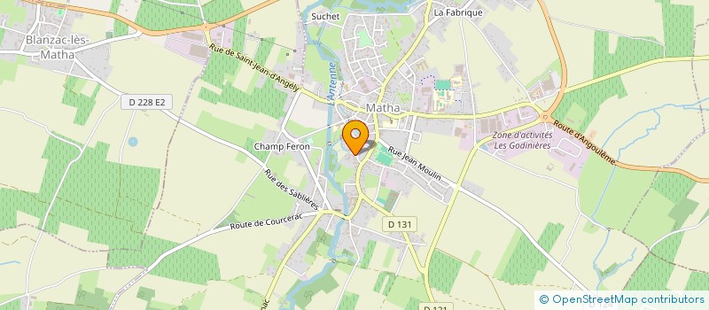 localisation de l'entreprise AJHASSONS  MATHA