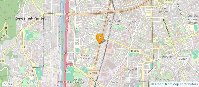 localisation de l'entreprise AJHIRALP  GRENOBLE