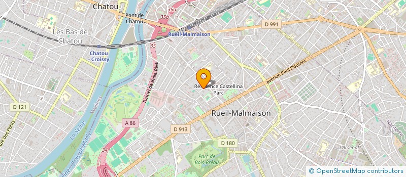 localisation de l'entreprise AJI CONSEIL à RUEIL-MALMAISON