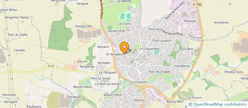 localisation de l'entreprise AJIDE à GOUESNOU