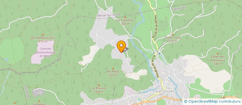 localisation de l'entreprise AJIL  CARNOULES