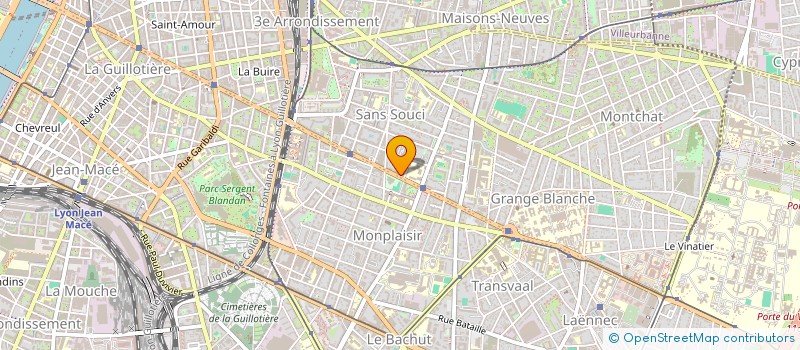 localisation de l'entreprise AJILIS à LYON