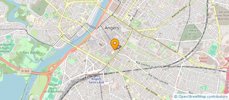 localisation de l'entreprise AJILYA à ANGERS
