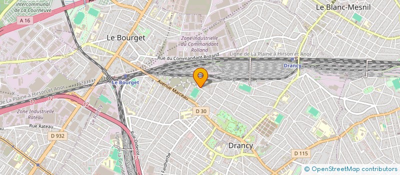 localisation de l'entreprise AJIMA  DRANCY