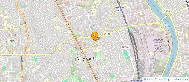 localisation de l'entreprise AJIMMO à VITRY-SUR-SEINE