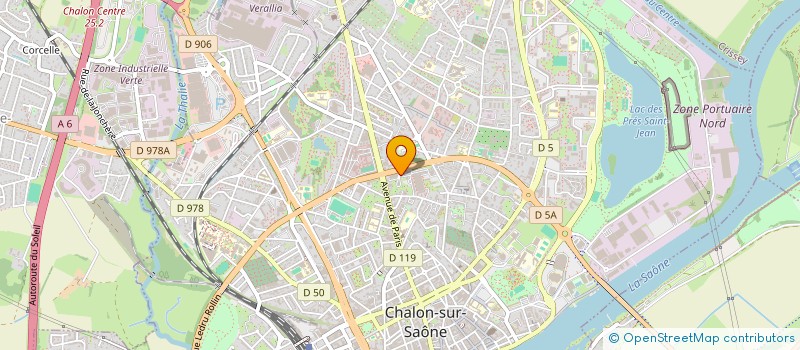 localisation de l'entreprise AJIMO SCI  CHALON-SUR-SAONE