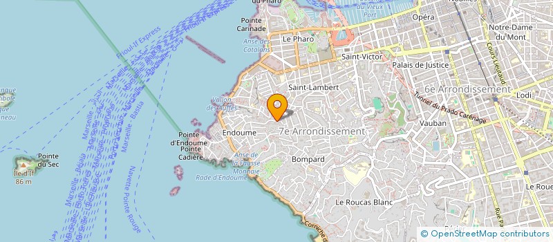 localisation de l'entreprise AJIR 13 à MARSEILLE
