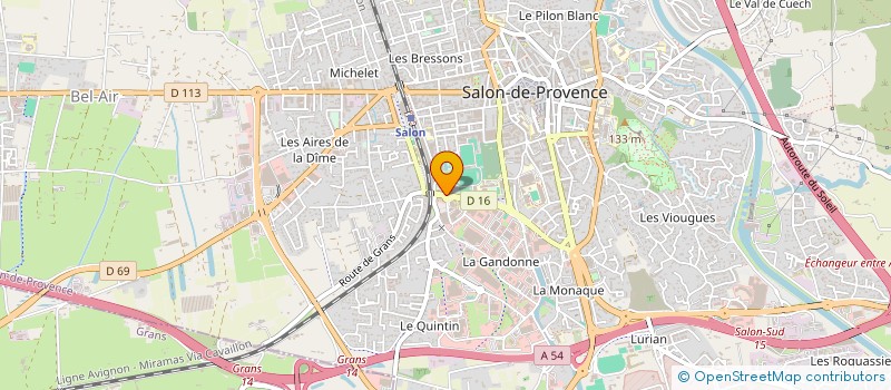 localisation de l'entreprise AJIR  SALON-DE-PROVENCE