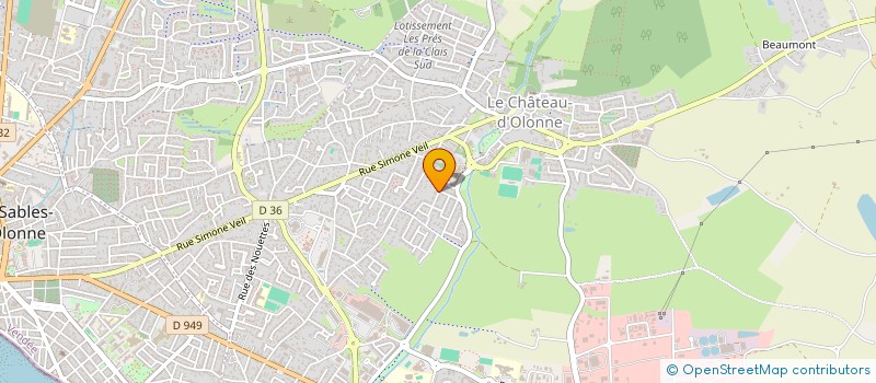 localisation de l'entreprise AJIR AVENTURE à LES SABLES D'OLONNE