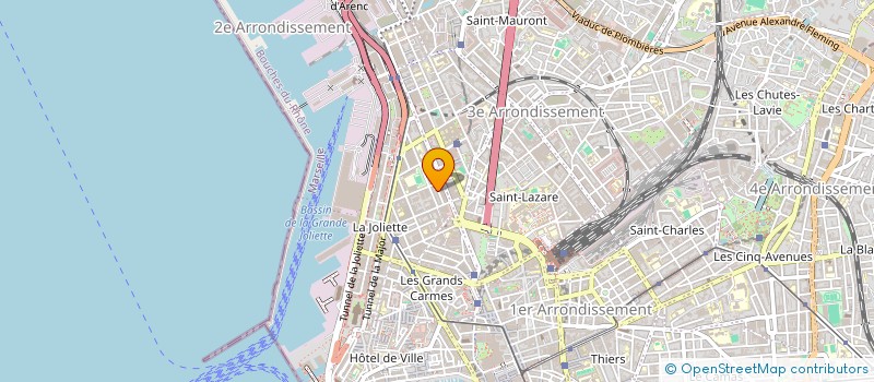 localisation de l'entreprise AJIS PNEUS IMPORT SERVICES à MARSEILLE