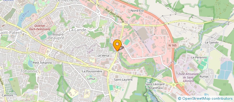 localisation de l'entreprise AJITEC à VANNES