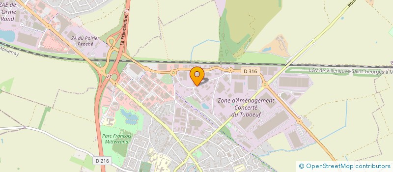 localisation de l'entreprise AJITECH  HERICY