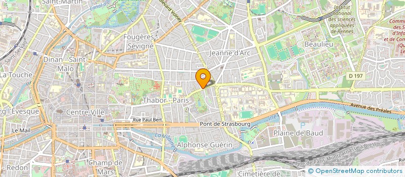 localisation de l'entreprise AJJ ANTRAIN à RENNES