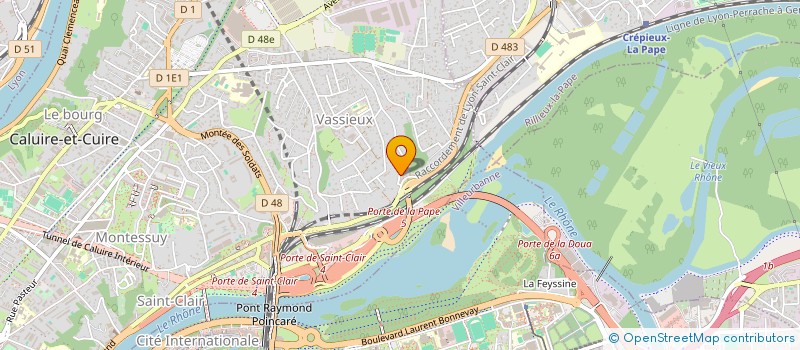 localisation de l'entreprise AJJ PATRIMOINE  CALUIRE-ET-CUIRE