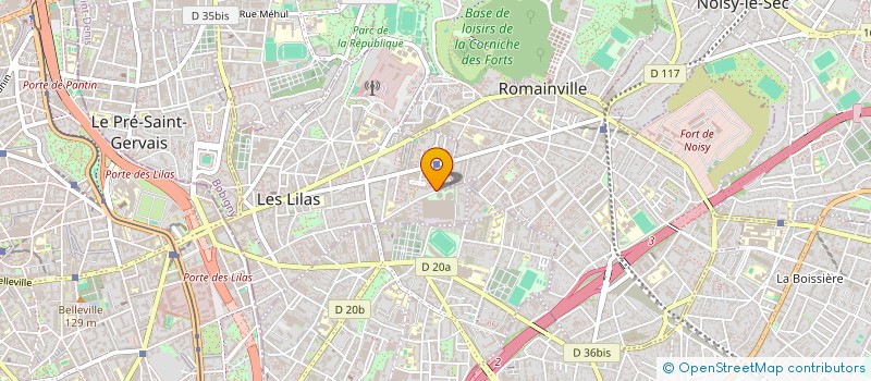 localisation de l'entreprise AJJA ACADEMIE à LES LILAS