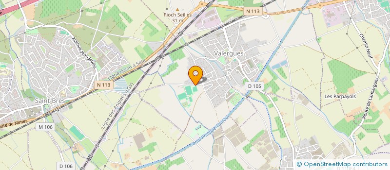 localisation de l'entreprise AJJAM  VALERGUES