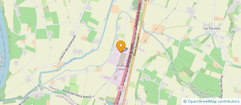 localisation de l'entreprise AJJM  ETOILE-SUR-RHONE