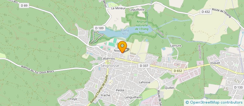 localisation de l'entreprise AJJP INVESTISSEMENTS  SEIGNOSSE