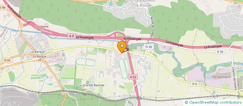 localisation de l'entreprise AJK  FUVEAU