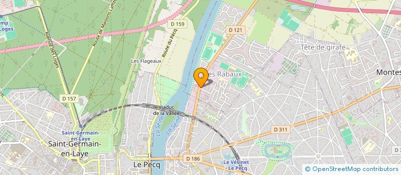 localisation de l'entreprise AJK  MONTESSON