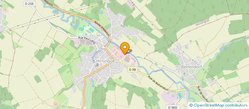 localisation de l'entreprise AJK COLMAR  HIRSINGUE