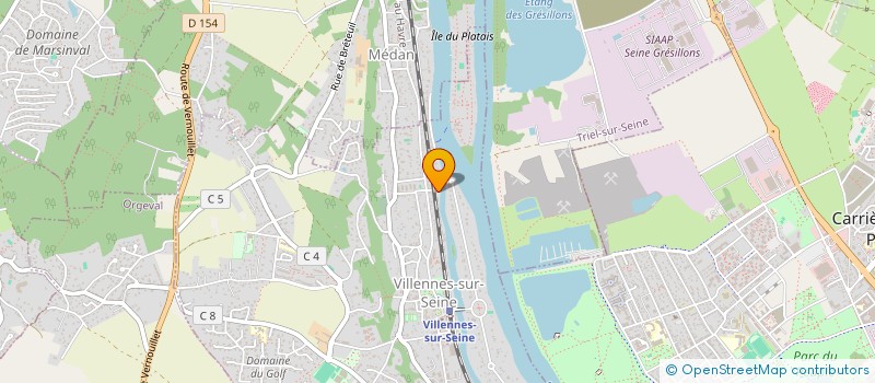 localisation de l'entreprise AJK CONSULTING  VILLENNES-SUR-SEINE