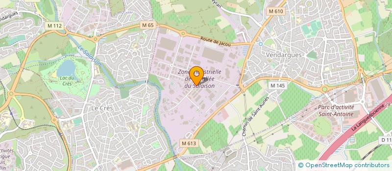 localisation de l'entreprise AJK RECYCLAGE à VENDARGUES