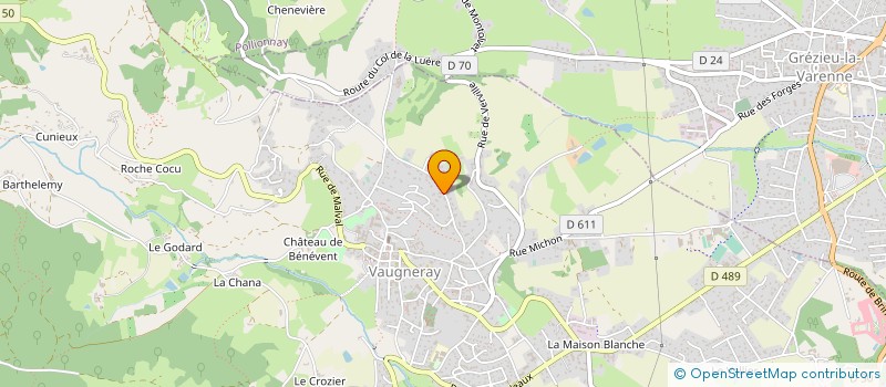 localisation de l'entreprise AJL à SAINT-CYR-AU-MONT-D'OR