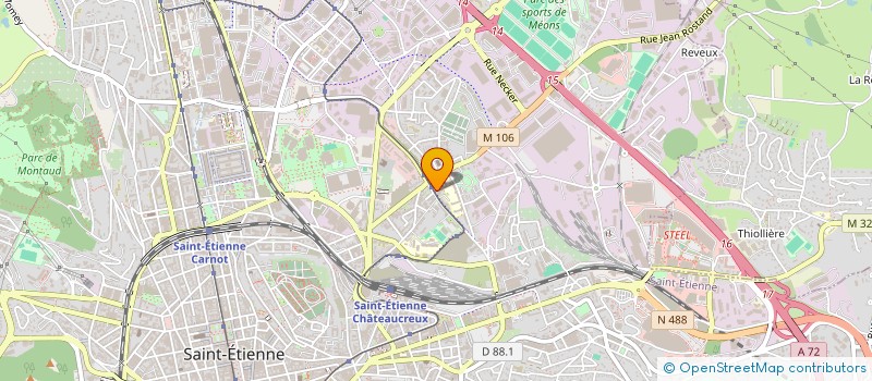 localisation de l'entreprise AJL 42 PLOMBERIE  SAINT-ETIENNE