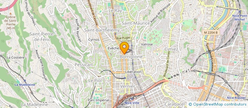 localisation de l'entreprise AJL  NICE